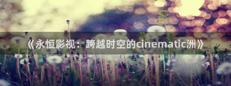 人人爱视频观看：《永恒影视：跨越时空的cinematic洲》